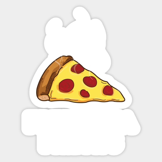 Free Pizza Fridays (White Text) Sticker by 4everYA